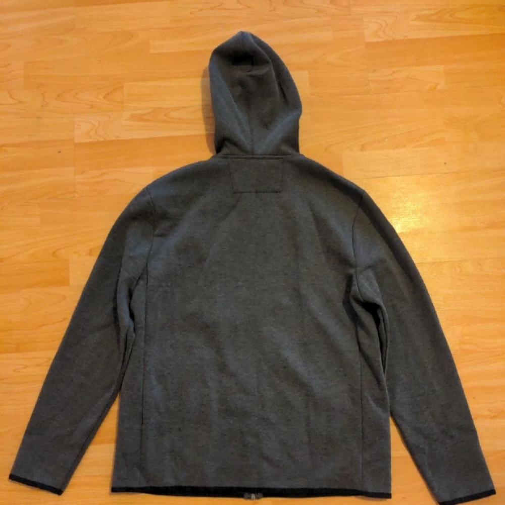 Banana Republic men's hooded full zip sweater. - Picture 4 of 5
